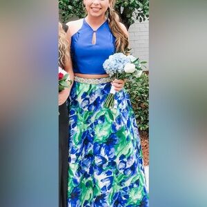 Prom dress, two piece, either size 8 or 10